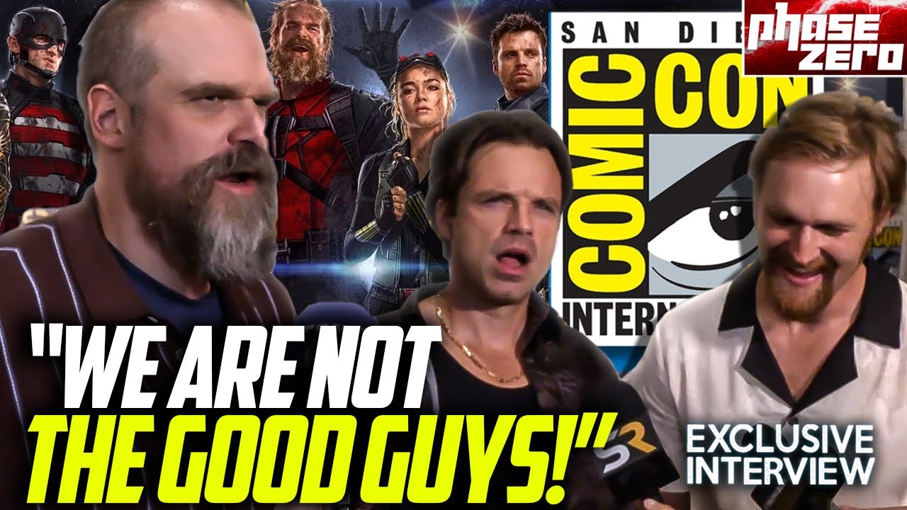Thunderbolts Vs Avengers With MCU Stars Sebastian Stan, David Harbour & Wyatt Russell! - SDCC 2024!