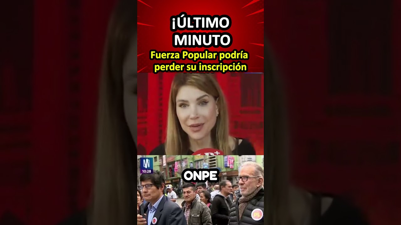 🚨 &iexcl;JULIANA OXENFORD LOS SEPULTA! 😱 &iquest;Fuerza Popular a punto de perder su inscripci&oacute;n? #noticias