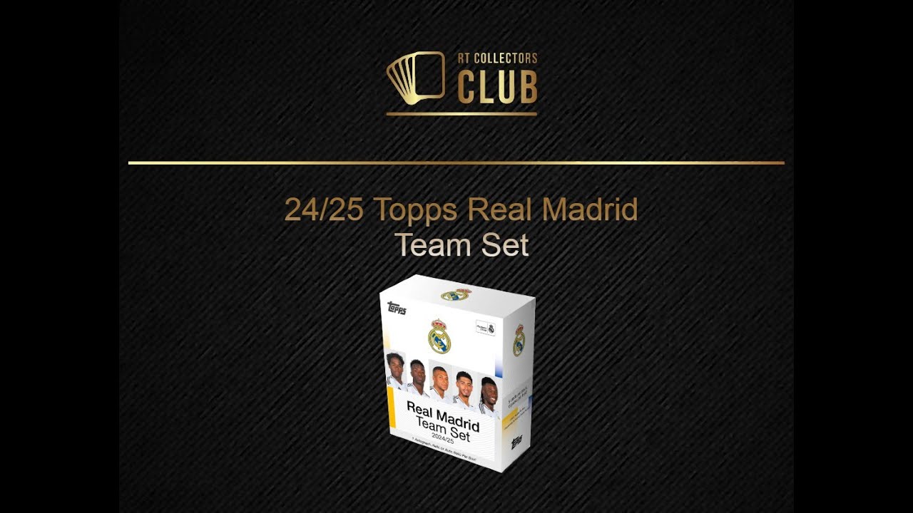#306 PYT Soccer Break - 5 x  24/25 Topps Real Madrid Team Set (2025-05-09)