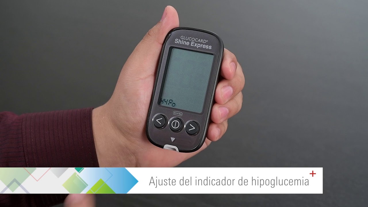 GLUCOCARD Shine Express: Español:Configuración del medidor