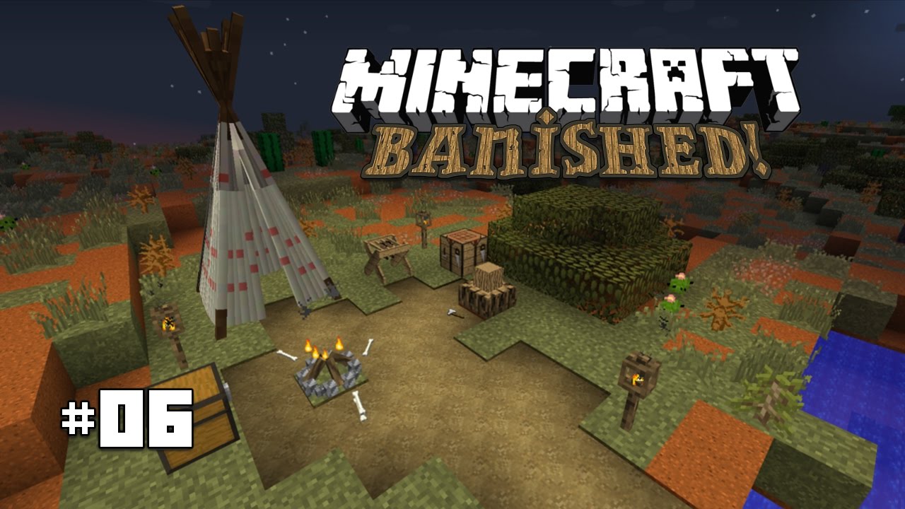 Banished-Harsh Survival | Wood Saw, Iron Hammer Slime Armour | #6 (Minecraft 1.10.2)