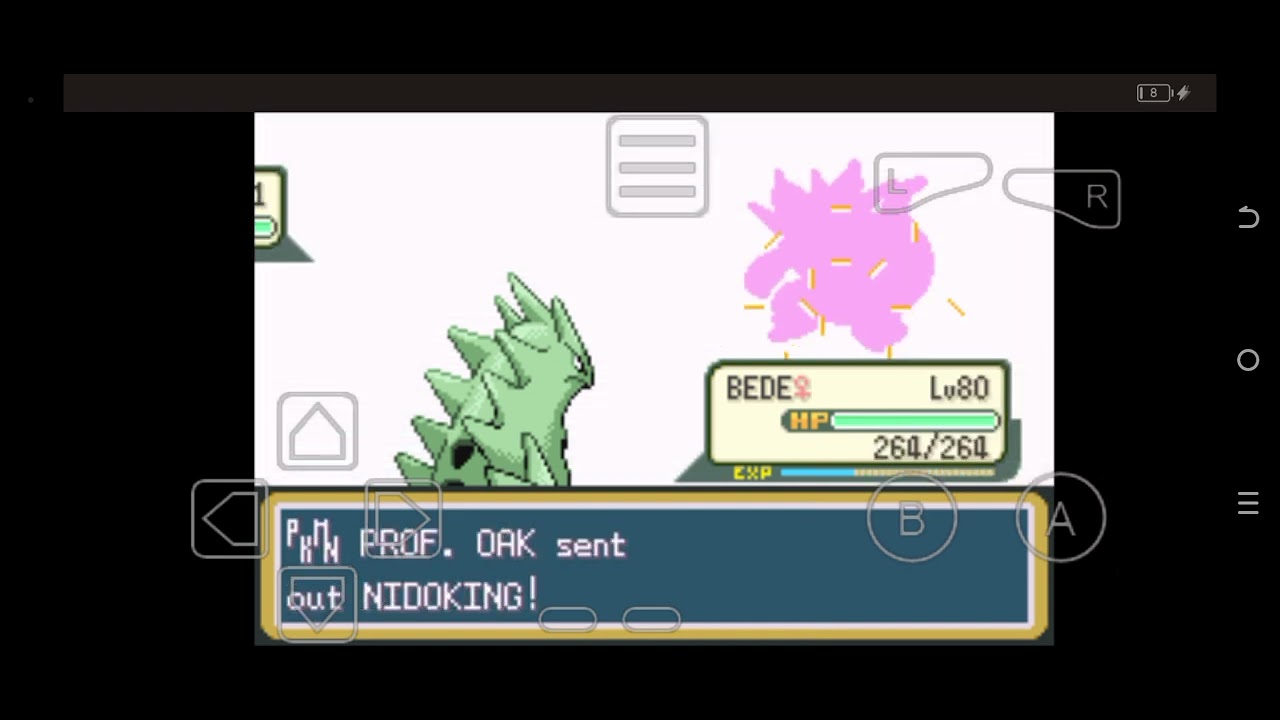 Pokemon Legacy Kanto... Professor Oak Boss fight part 2
