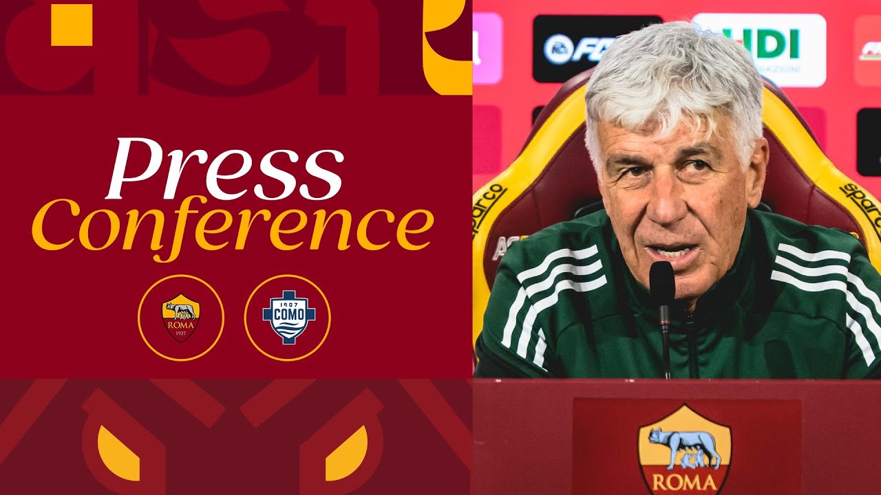 🟨 LIVE 🟥 LA CONFERENZA STAMPA DI GIAN PIERO GASPERINI ALLA VIGILIA DI ROMA-COMO
