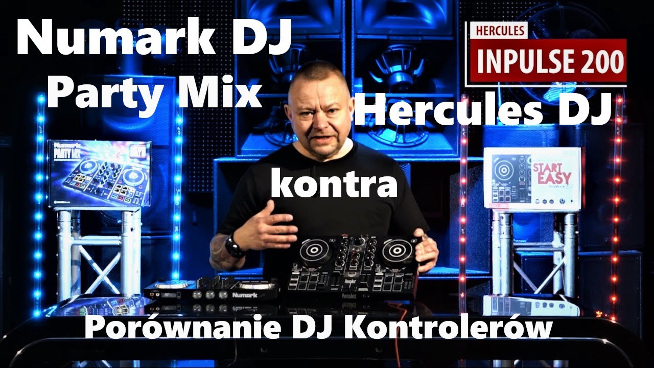 Numark Party MIx kontra Hercules DJ Inpulse 200 por&oacute;wnanie tanich kontrolerow dla DJa