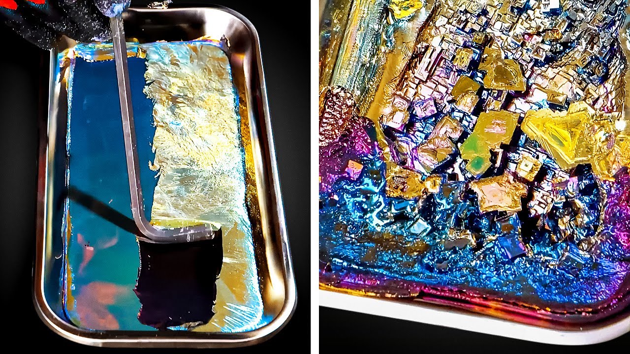 Metal experiments to blow your mind || Gallium, Aluminum, Bismuth, Tin || MELT METAL IN HANDS!