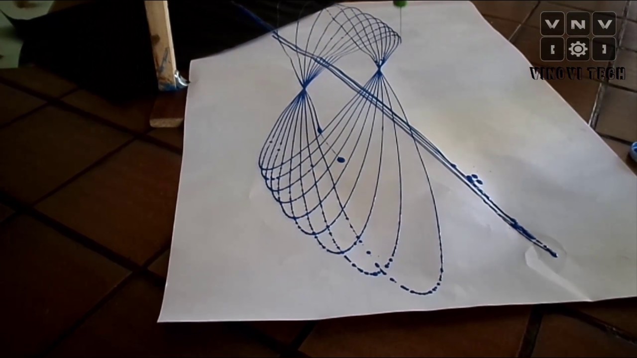 P&eacute;ndulo dibujante experimento - Pendulum cartoon experiment