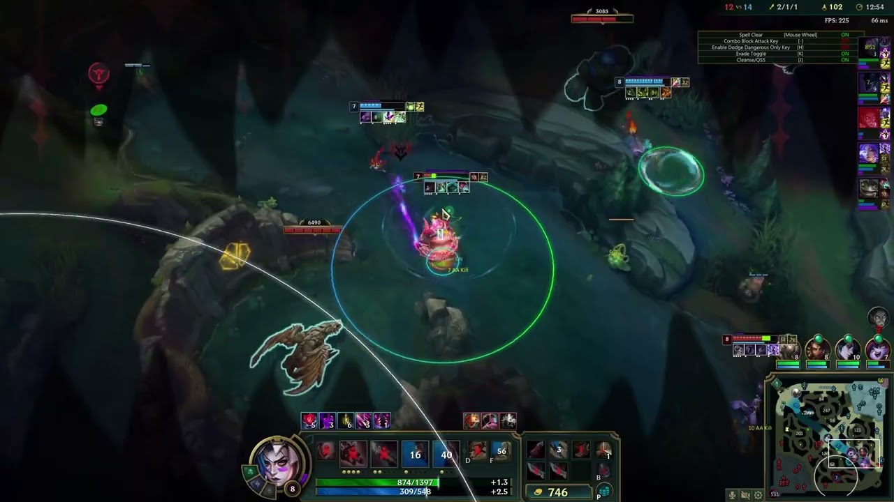 League of Legends Script Jinx İle Rakip Takımı &Ccedil;ıldırtma!! - K&uuml;f&uuml;rler Havada U&ccedil;uştu - (TR Server)
