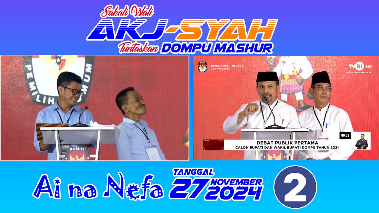DEBAT PUBLIK PERTAMA | SEGMENT 4 TANYA JAWAB ANTAR PASLON | BBF DJ vs AKJ-SYAH | NOMOR 2 THE BEST !!