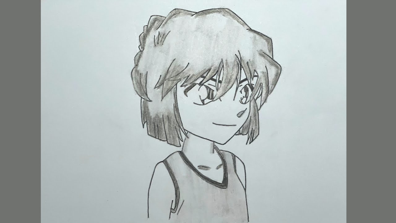 How to draw Haibara easy| Conan |  easy anime drawing