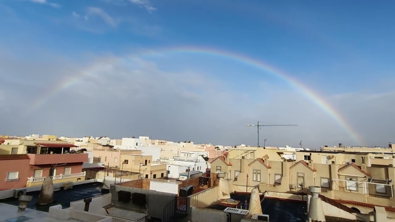 Borrasca Oriana, arcoiris - 13/02/2026, Cabo de Gata, Almería.