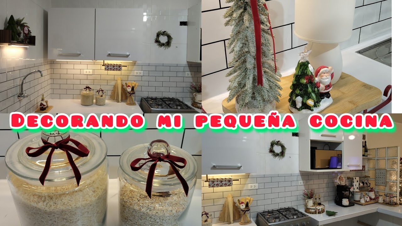 Así decoré mi cocina pequeña para Navidad 🎄 | Hogar cálido y sencillo