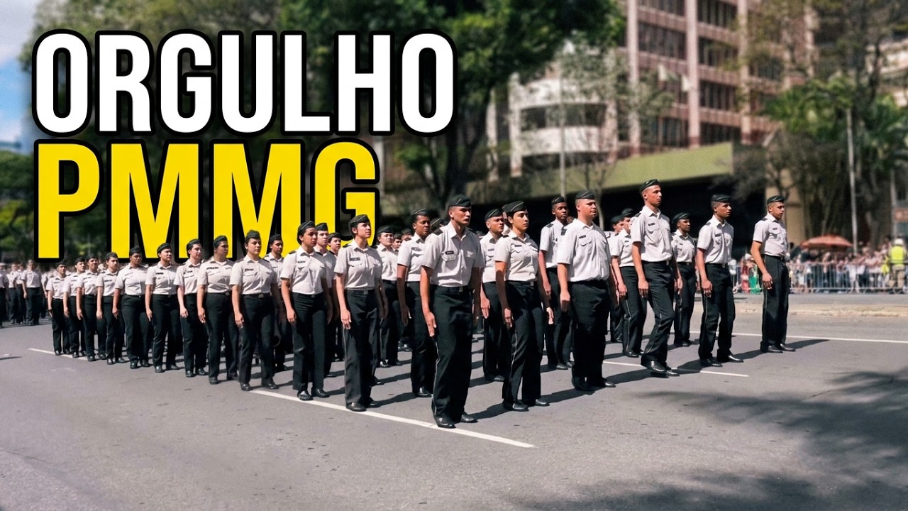 Desfile do Colégio Tiradentes PMMG no 7 de Setembro em Belo Horizonte!