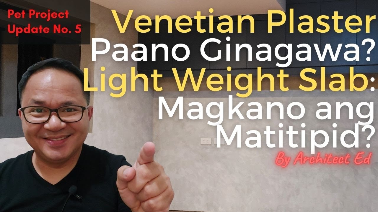 Tipid Alternative sa Concrete Slab Floor at Venetian Plaster Paano Gawin? Pet Project Update 5