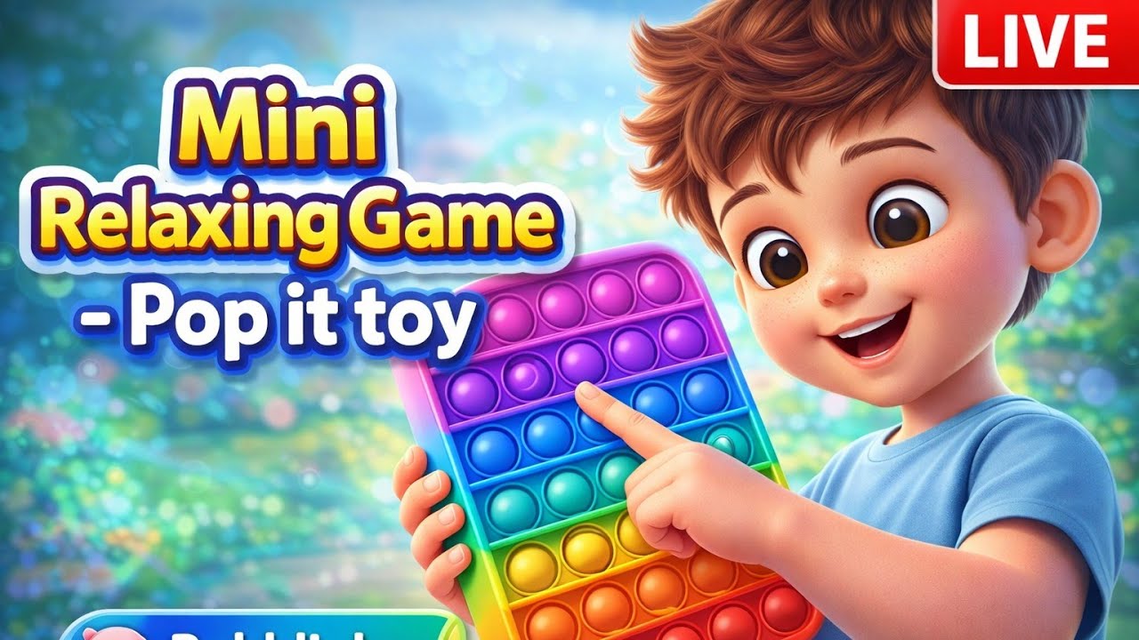 LIVE Pop It Toy Game 🎮 | Relaxing Pop It Gameplay Live | Bubbliplay