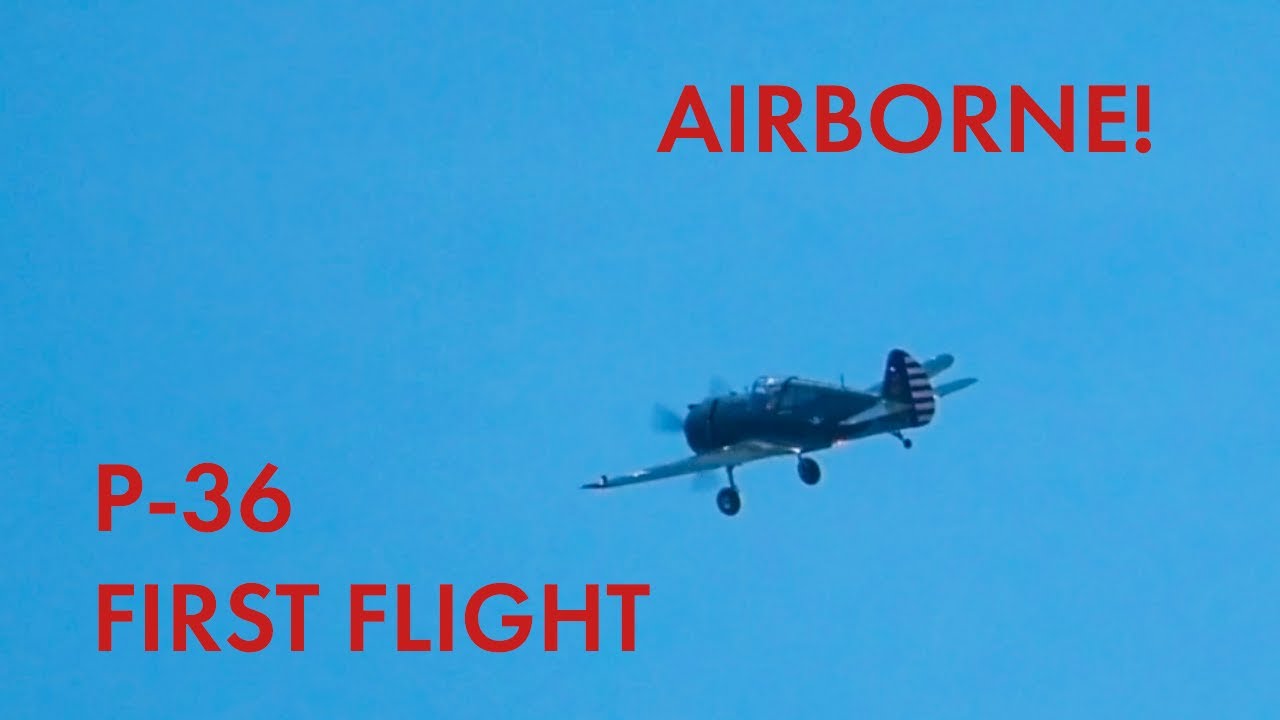 P-36 LiteFighter First Flight!