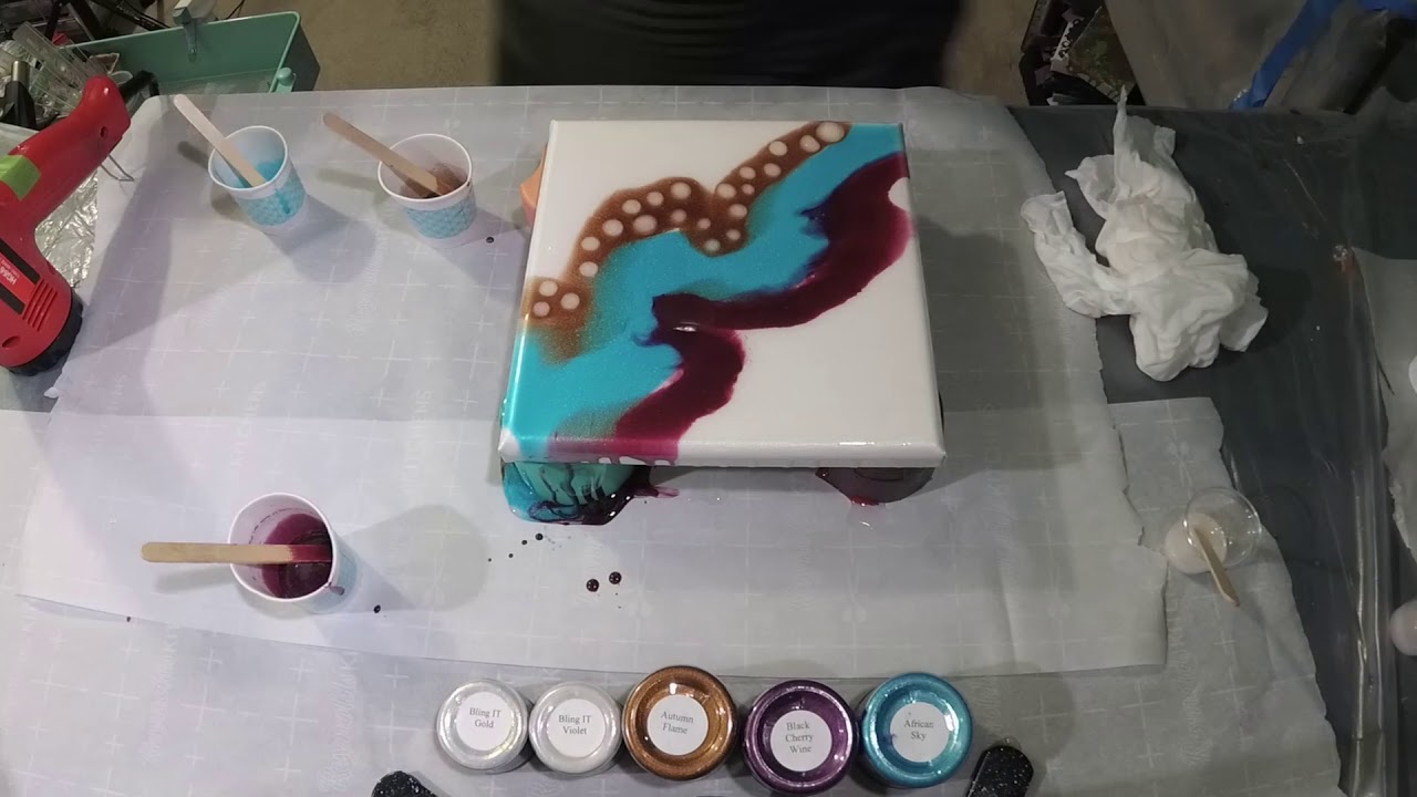 Creating the Pebeo Prisme Look with Epoxy Resin Art