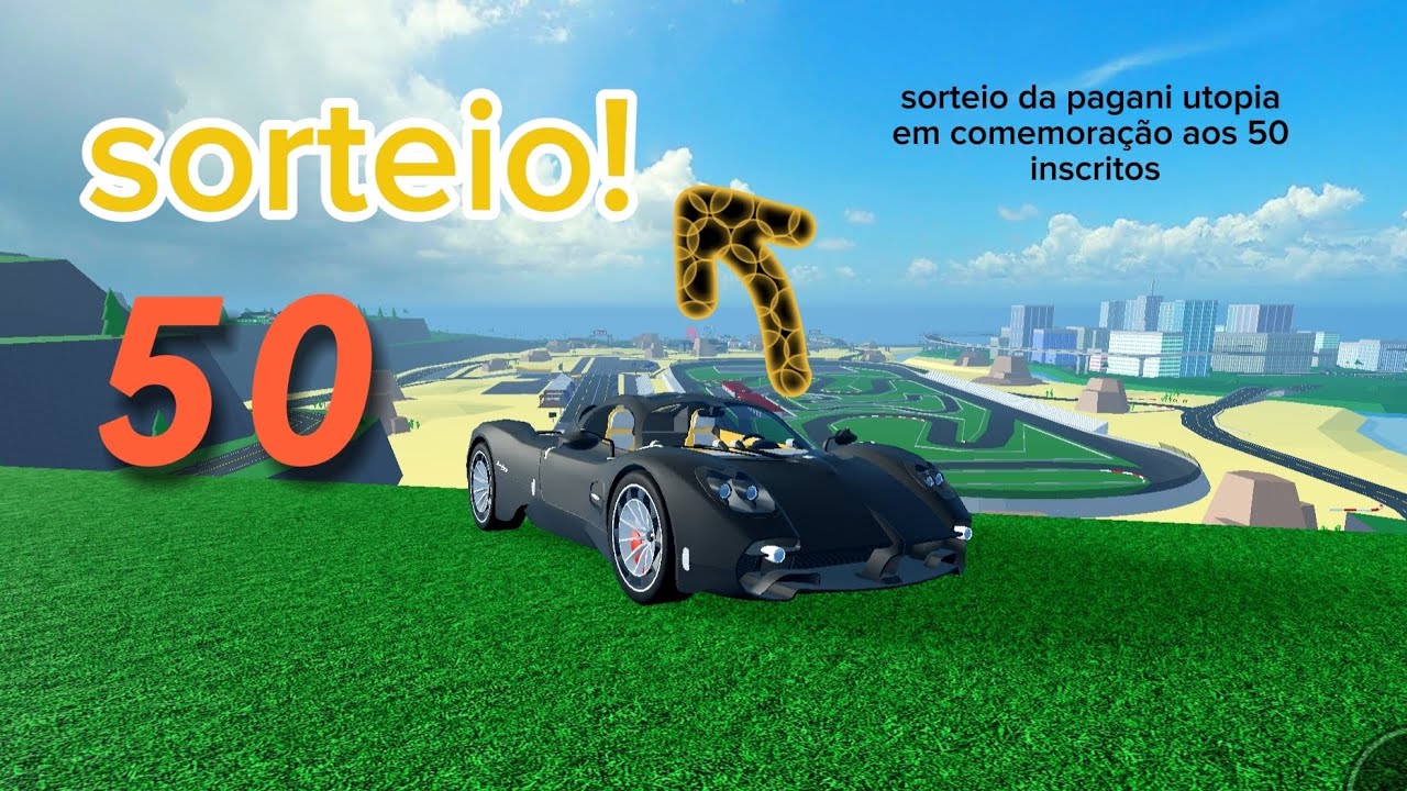 Sorteio de pagani utopia em comemoração aos 50 inscritos