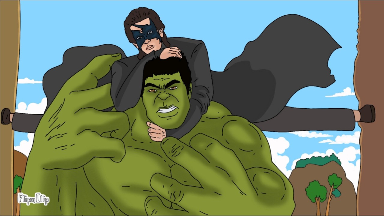 Hulk VS Krrish /Flipaclip animation