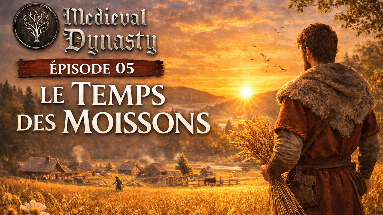 MEDIEVAL DYNASTY #05 | Le Temps des Moissons | Agriculture & Gestion du Village