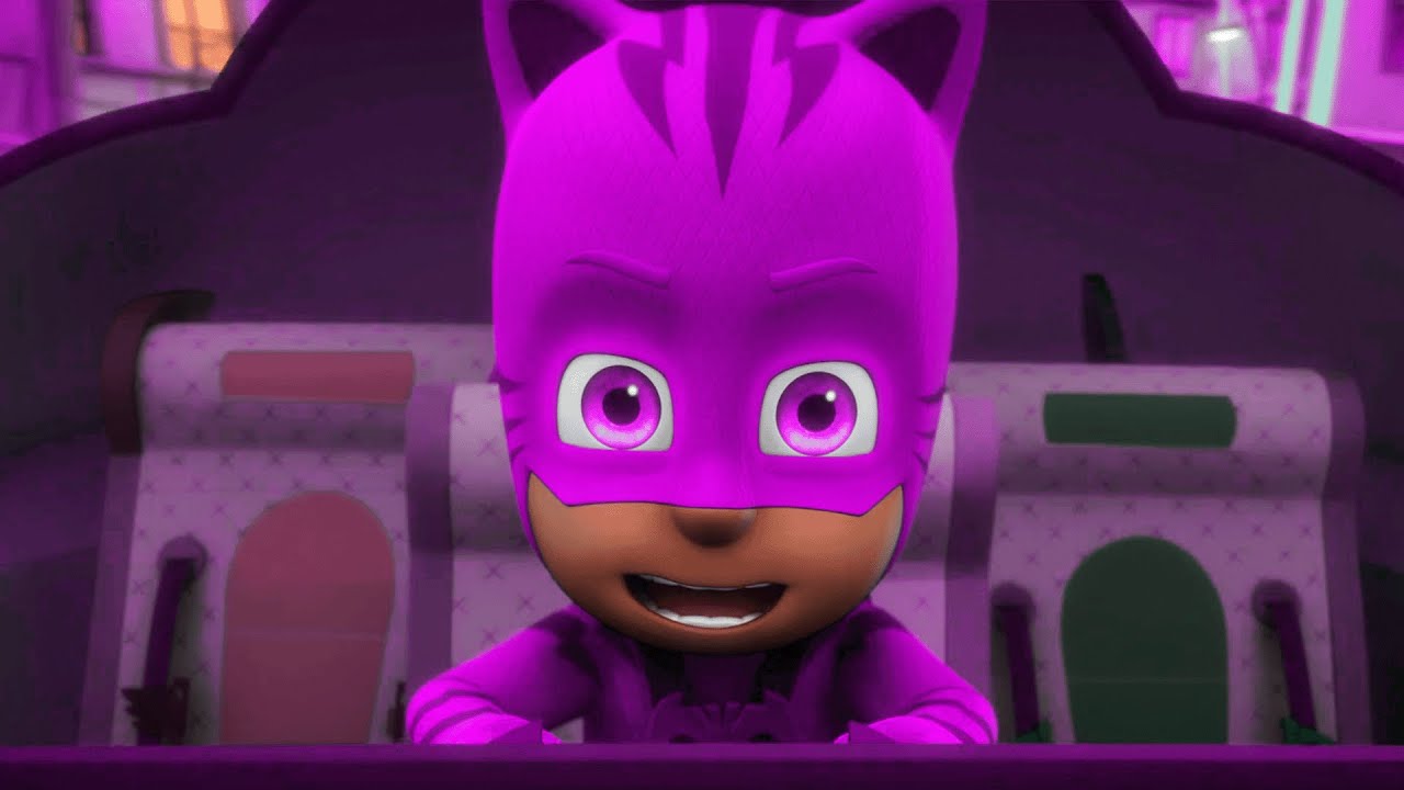 Purple Catboy | Catboy VS. Robo-Cat | PICK YOUR FAV COLOR | PJ Masks Funny Colors