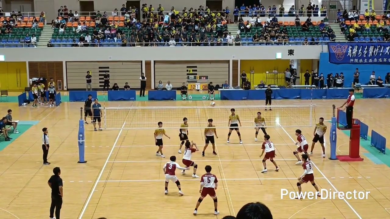沖縄高校バレー1年決勝　豊南ＶＳ那工 2025年8月 