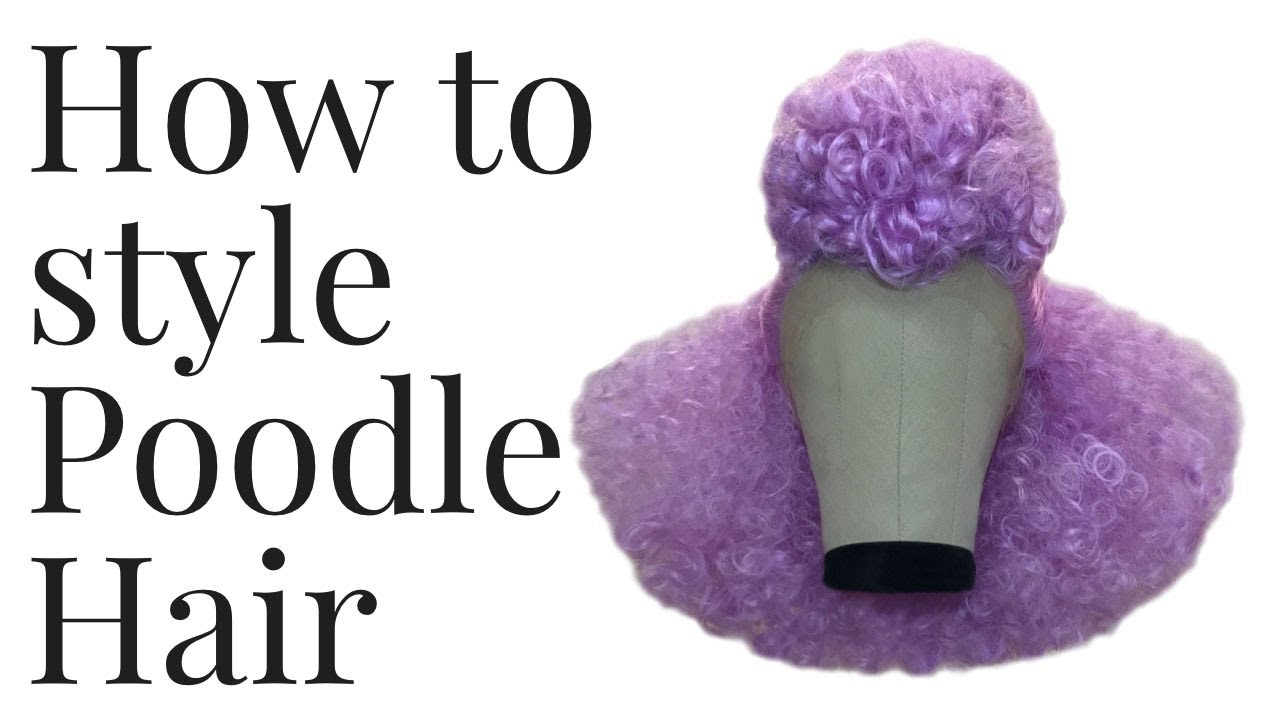 Wig Styling. Drag Poodl Hair 🐩 Viewer's Request!! Curly Hair. Drag Hair. Drag Queen