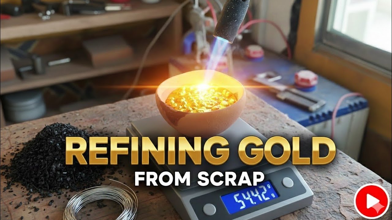 I Refined Gold Using Only Acid#refining