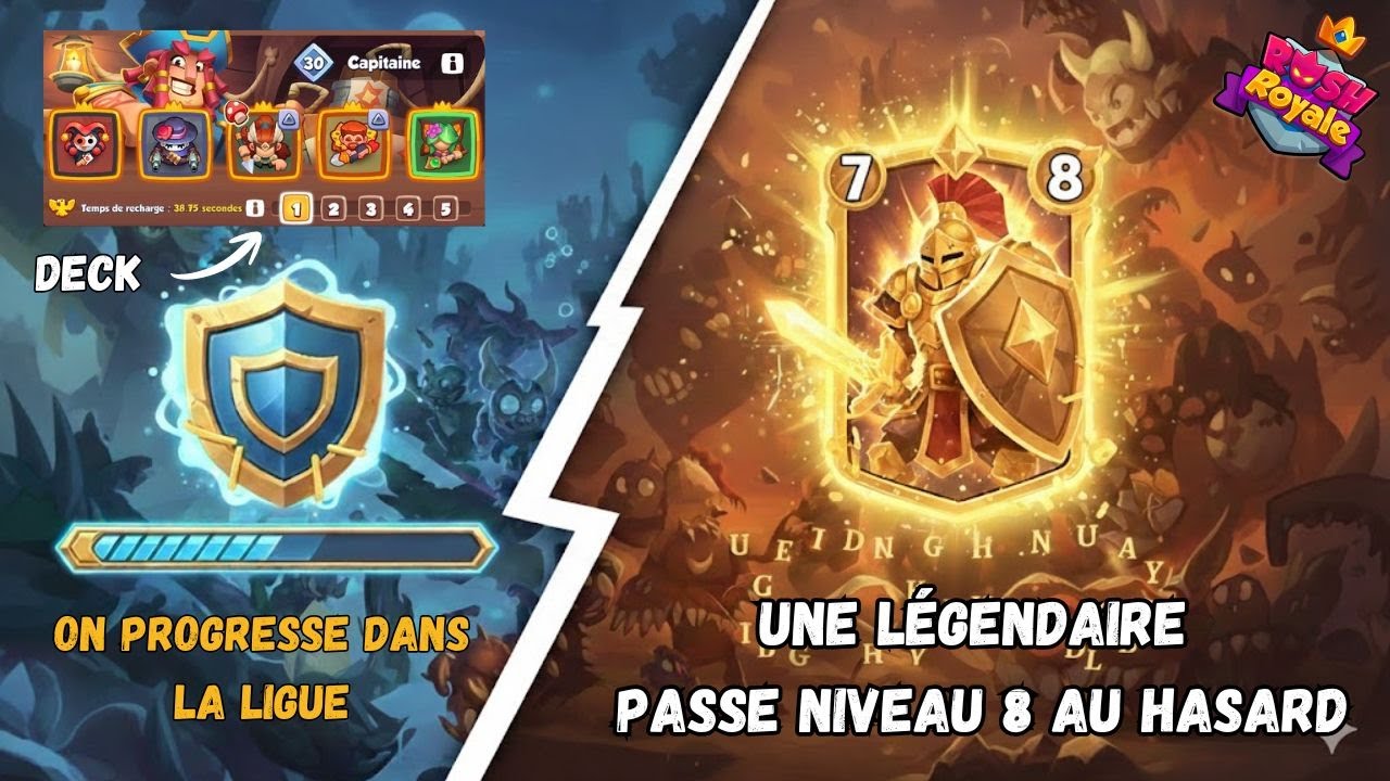 Rush Royale | On progresse dans la ligue, une légendaire passe niveau 8 au hasard