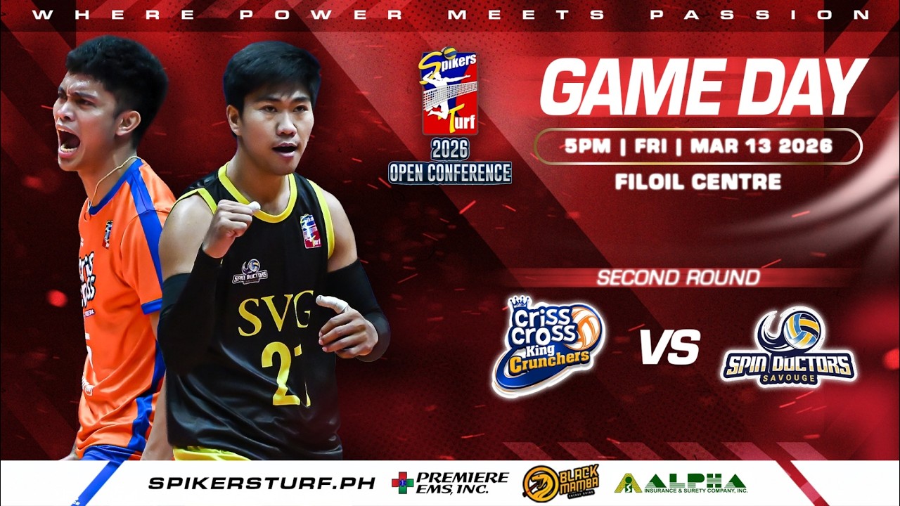 CRISS CROSS vs. SAVOUGE - Full Match | Second Round | 2026 Spikers' Turf Open Conference