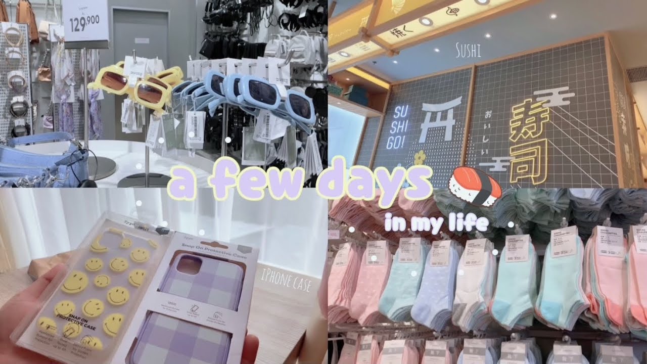 Daily vlog INDONESIA 🍣 | Mall Tour ( h&m, Sociolla, uniqlo, sushi go! ) , iPhone case shopping