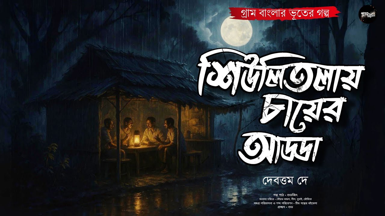 শিউলিতলায় চায়ের আড্ডা (গ্রাম বাংলার ভূতের গল্প) | Gram Banglar Bhuter Golpo | Bengali Audio Story