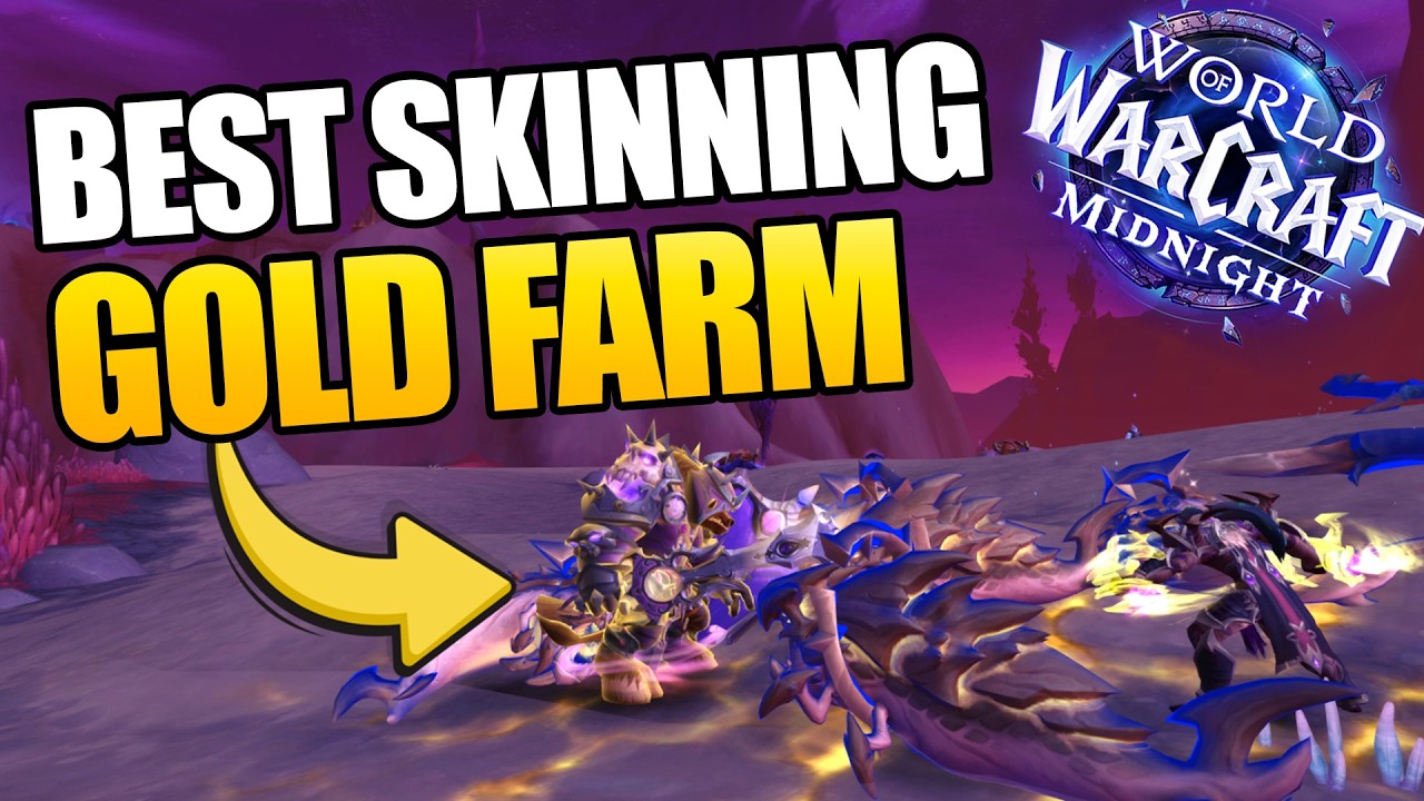 Best Skinning Gold Farm in WoW Midnight!