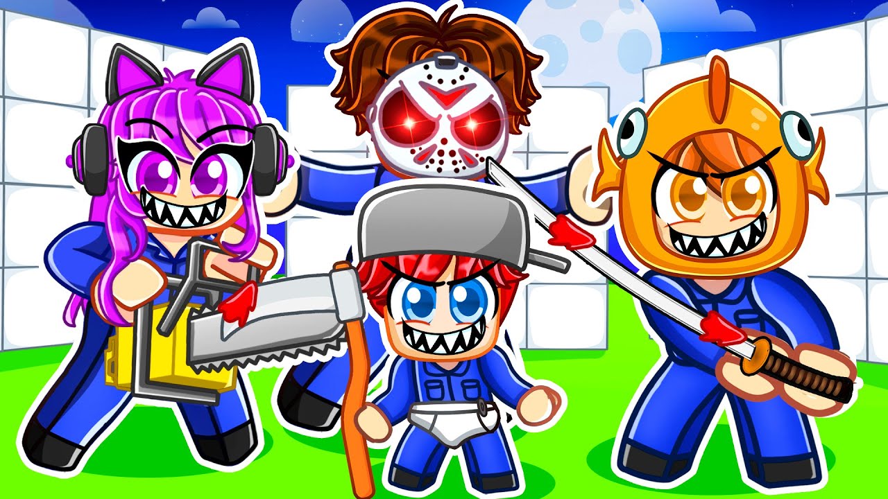 Having a KILLER FAMILY in Roblox RIVALS!