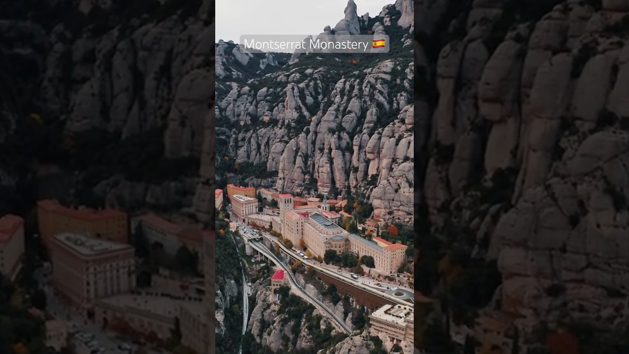 Montserrat Monastery | Spain&rsquo;s Mountain Gem! 🇪🇸💎 #shorts #travelspain