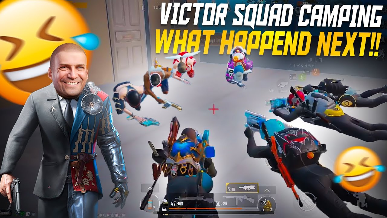 World Best Victor Squad | Camping Tips And Tricks 😱 | Pubg Mobile Funny