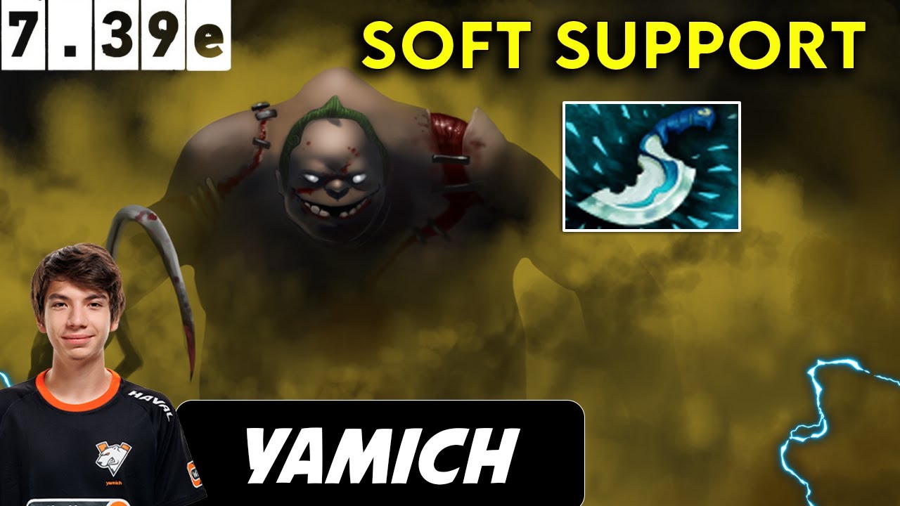 Yamich Pudge Soft Support - Dota 2 Patch 7.39e Pro Player Full Gameplay