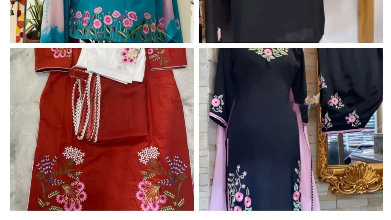 Punjabi trending suit work design 