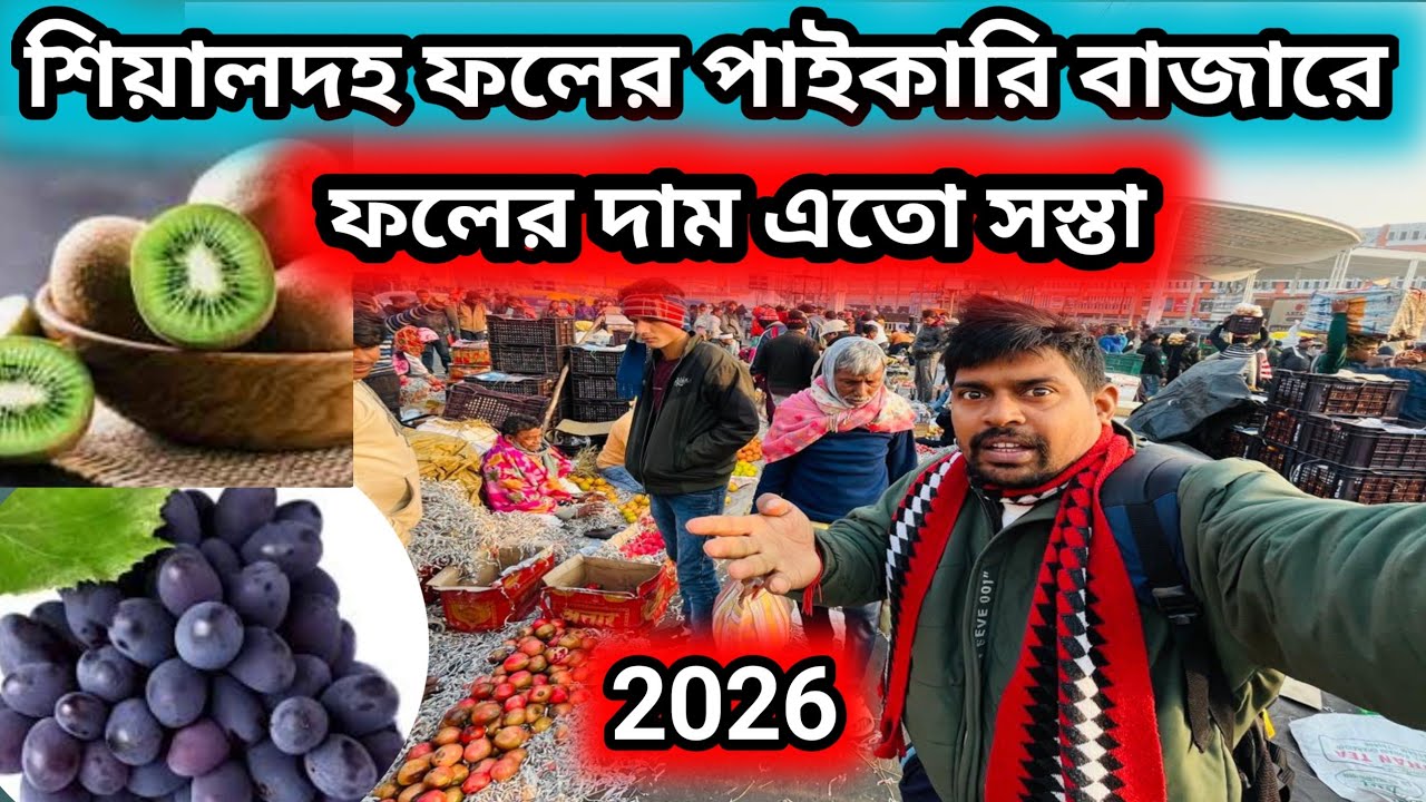 শিয়ালদহ ফলের পাইকারি বাজারে ফলের দাম এতো জানুয়ারি মাসে সস্তা? || sealdah fruit market #fruit 
