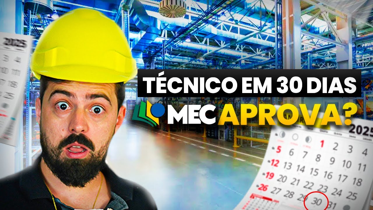 Técnico por Competência em 30 DIAS: É CONFIÁVEL? Veja o que o MEC DIZ!