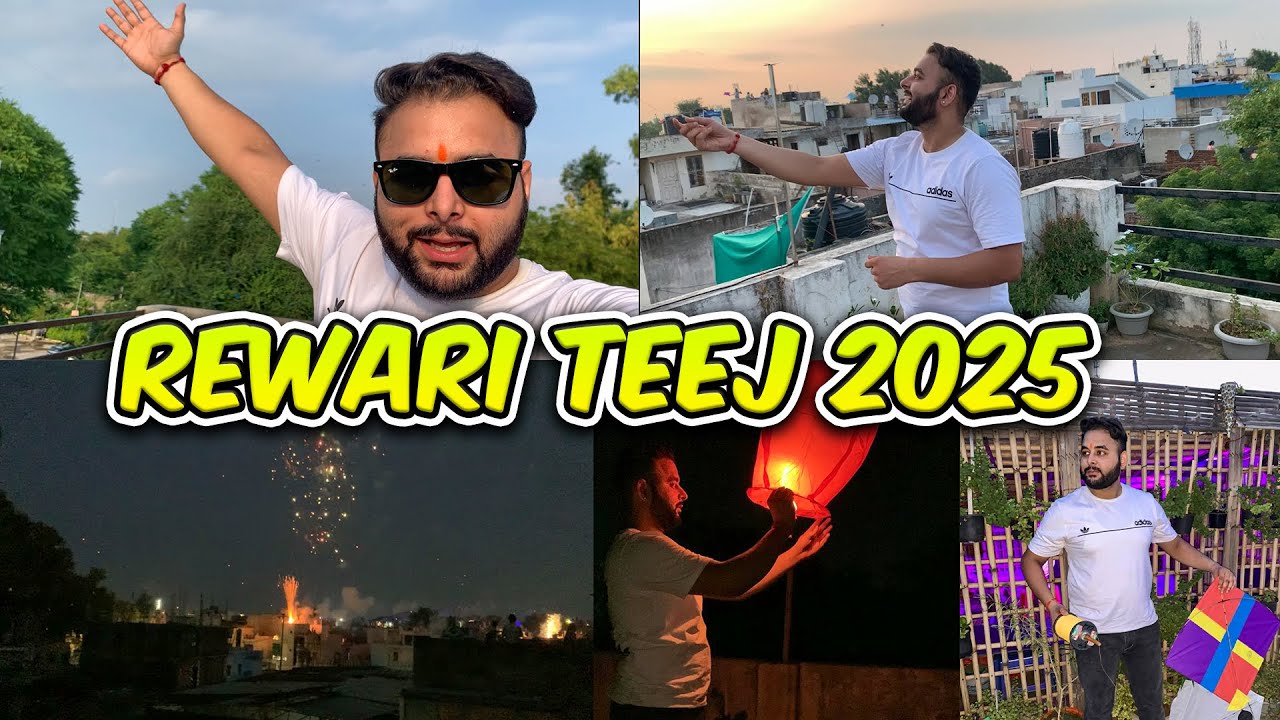 Rewari Teej 2025 😍 Biggest Kite Festival 🪁 Kite Flying