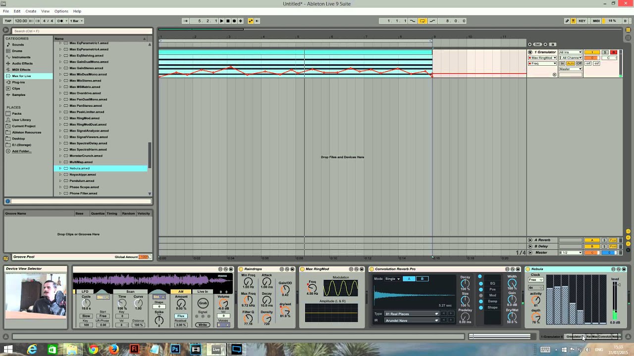 Granular Soundscaping With Max4Live Effects
