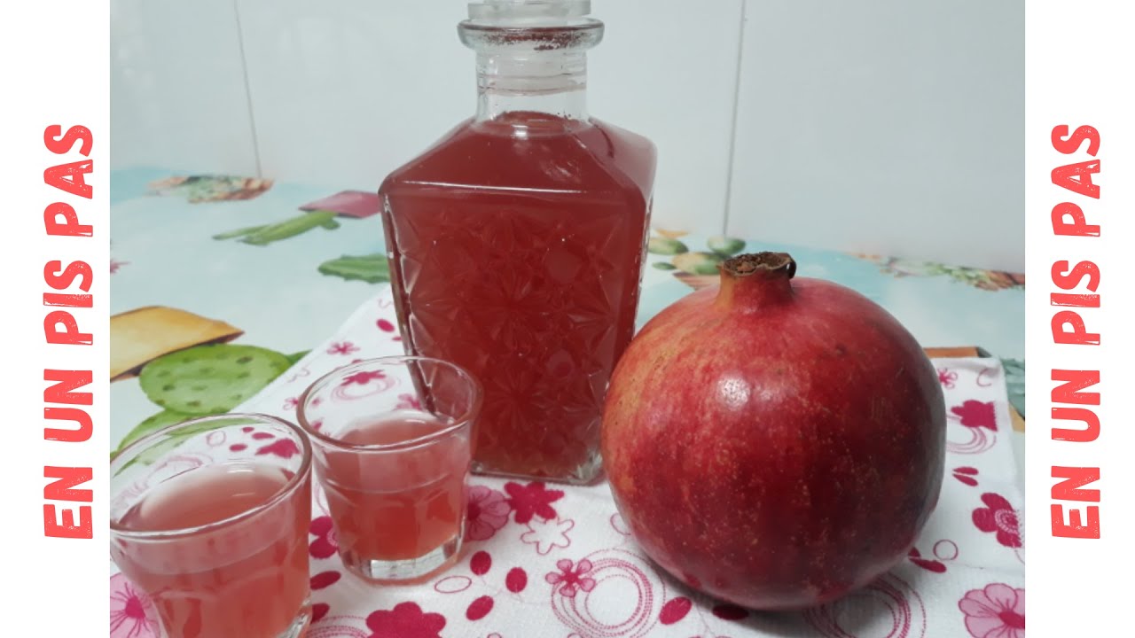 *RECETA DE *LICOR DE *GRANADA CASERO CON UN TOQUE DE CÍTRICOS 🍋🍊FÁCIL Y RÁPIDO😉🥂
