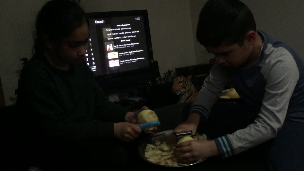 How to peel potatoes