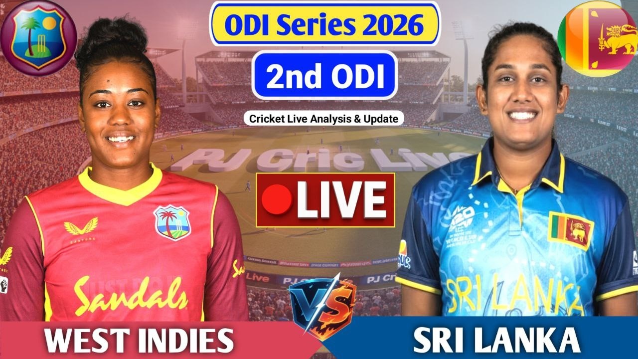 West Indies W Vs Sri Lanka W 2nd ODI Match | Live Score Analysis & Discussion | WIW vs SLW T20 Live