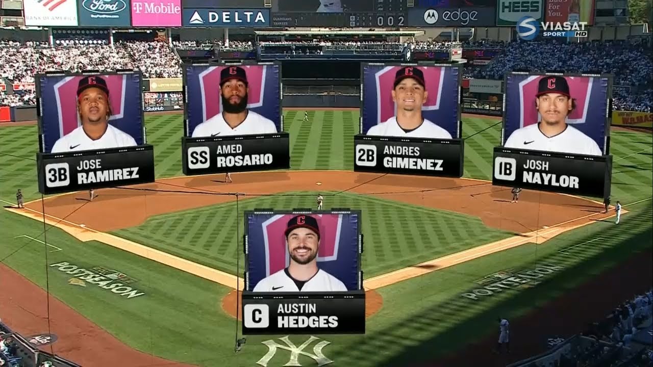 Бейсбол. Плей-офф MLB - 2022 /ALDS/ 14.10.2022 / Cleveland Guardians @ New York Yankees [Game 2]