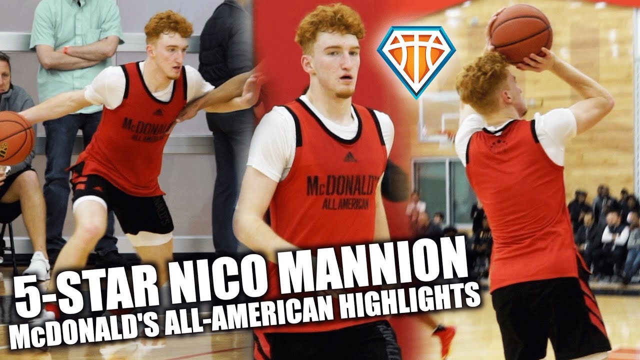 5-STAR Nico Mannion Was ON POINT In Front of NBA SCOUTS!! | McDonald's All-American Highlights