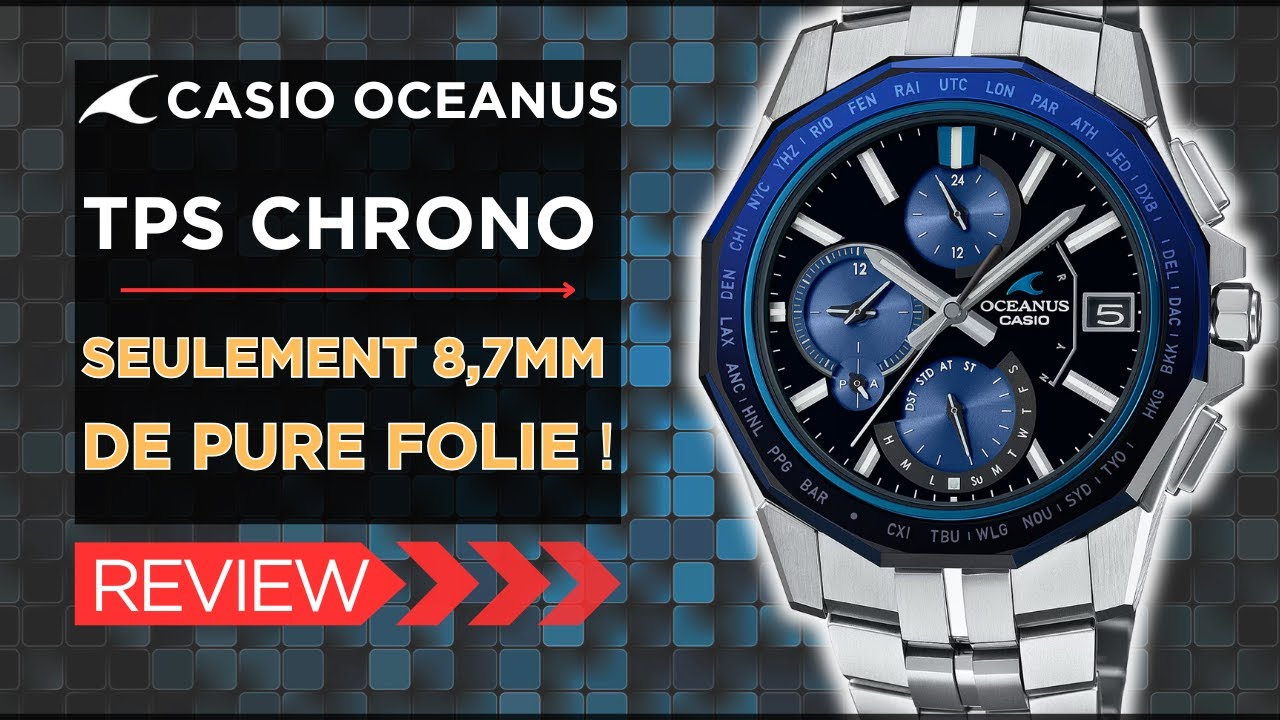 CASIO OCEANUS OCW‑S6000 : test complet de la plus fine et high-tech des MANTA