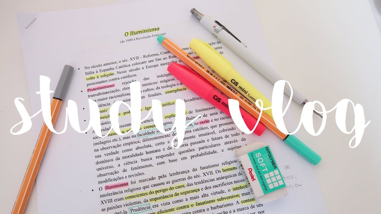 Study Vlog // Organização e Color Code