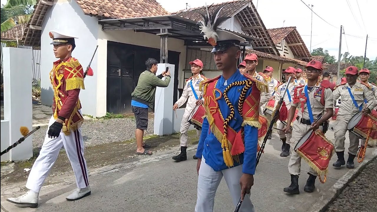 MARCHING BAND SATRIA BAHARI PAWAI KIRAB WISUDA TPQ AL JIHAD NGALIAN TIRTO PEKALONGAN