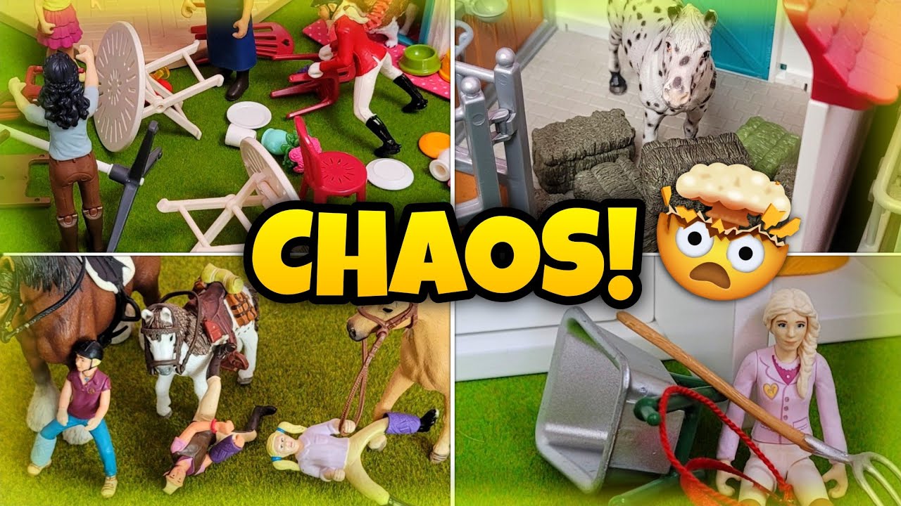 Chaos auf dem Reiterhof! 🤯😵‍💫 | Schleich Kurzfilm